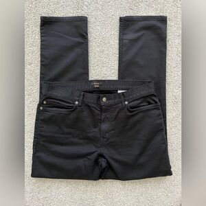 NWOT Quince Womans Black Straight Leg Jeans Size 32 X 30